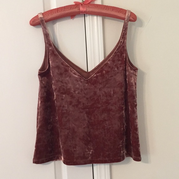 NWOT Crushed Velvet H&M Top - Picture 6 of 7
